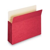 Smead Colored File Pockets, 3.5" Expansion, Letter Size, Red Item: SMD73231