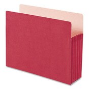 Smead Colored File Pockets, 5.25" Expansion, Letter Size, Red Item: SMD73241