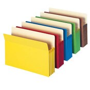 Smead Colored File Pockets, 3.5" Expansion, Letter Size, Assorted Colors, 5/Pack Item: SMD73892