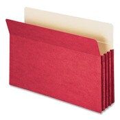 Smead Colored File Pockets, 3.5" Expansion, Legal Size, Red Item: SMD74231