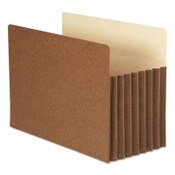 Smead Redrope TUFF Pocket Drop-Front File Pockets with Fully Lined Gussets, 7" Expansion, Legal Size, Redrope, 5/Box Item: SMD74395