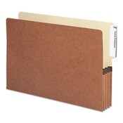 Smead Redrope Drop-Front End Tab File Pockets, 3.5" Expansion, Legal Size, Redrope, 10/Box Item: SMD74624
