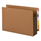 Smead Redrope Drop-Front End Tab File Pockets, Fully Lined 6.5" High Gussets, 3.5" Expansion, Legal Size, Redrope/Brown, 10/Box Item: SMD74681