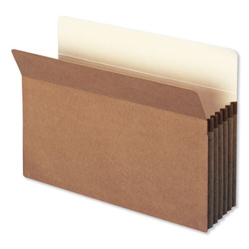 Smead Redrope Drop Front File Pockets, 5.25" Expansion, Legal Size, Redrope, 50/Box Item: SMD74810