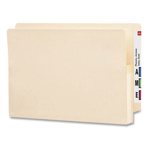 Smead Manila End Tab File Pockets, 1.75" Expansion, Legal Size, Manila, 25/Box Item: SMD76114