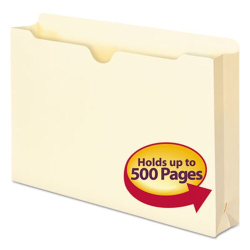 Smead Manila File Jackets, 1-Ply Straight Tab, Legal Size, Manila, 50/Box Item: SMD76470