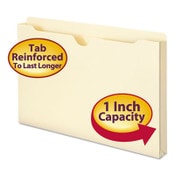 Smead Manila File Jackets, 2-Ply Straight Tab, Legal Size, Manila, 50/Box Item: SMD76520