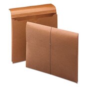 Smead Expanding Wallet with Elastic Cord, 2" Expansion, 1 Section, Elastic Cord Closure, Letter Size, Redrope Item: SMD77243