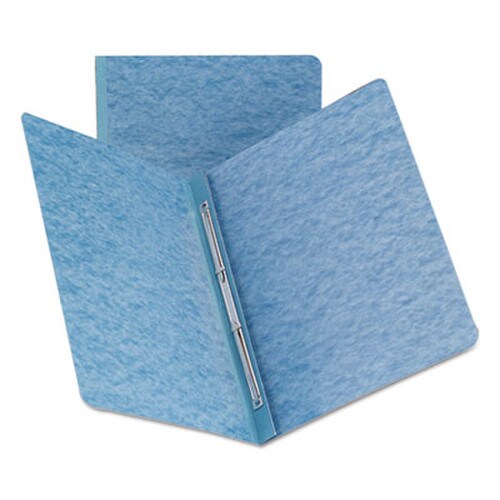 Smead Prong Fastener Premium Pressboard Report Cover, Two-Piece Prong Fastener, 3" Capacity, 8.5 x 11, Blue/Blue Item: SMD81052