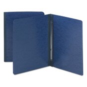 Smead Prong Fastener Pressboard Report Cover, Two-Piece Prong Fastener, 3" Capacity, 8.5 x 11, Dark Blue/Dark Blue Item: SMD81351