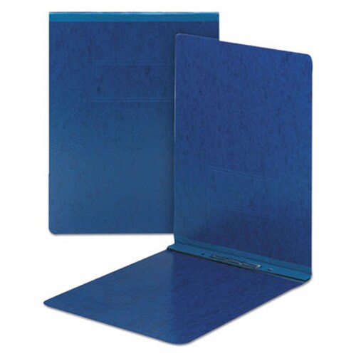 Smead Prong Fastener Premium Pressboard Report Cover, Two-Prong Fastener: 2" Capacity, 8.5 x 11, Dark Blue/Dark Blue Item: SMD81354