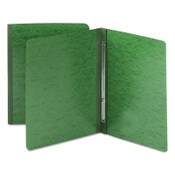 Smead Prong Fastener Premium Pressboard Report Cover, Two-Piece Prong Fastener, 3" Capacity, 8.5 x 11, Green/Green Item: SMD81452