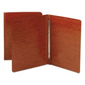 Smead Prong Fastener Pressboard Report Cover, Two-Piece Prong Fastener, 3" Capacity, 8.5 x 11, Red/Red Item: SMD81751