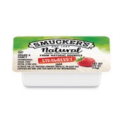 Smucker's® Smuckers 1/2 Ounce Natural Jam, 0.5 oz Container, Strawberry, 200/Carton Item: SMU8201