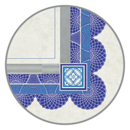 Southworth® Parchment Certificates, Academic, 8.5 x 11, Ivory with Blue/Silver Foil Border, 15/Pack Item: SOUCT1R