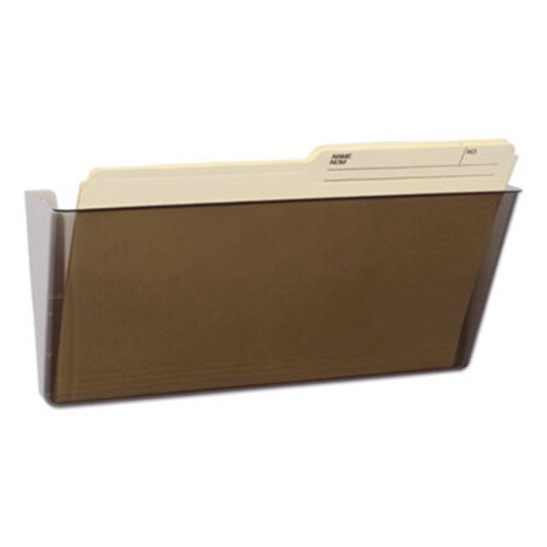 Storex Wall File, Legal Size, 16" x 4" x 7", Smoke Item: STX70208U06C