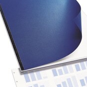 GBC® VeloBind Presentation Covers, Navy, 11 x 8.5, Punched & Scored, 25/Pack Item: SWI9743511