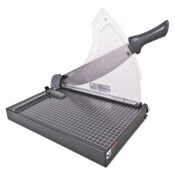 Swingline® Heavy-Duty Low Force Guillotine Trimmer, 40 Sheets, 14" Cut Length, Metal Base, 10.5 x 17.5 Item: SWI98150