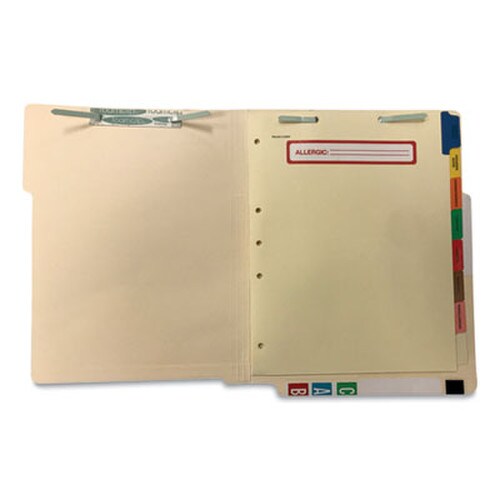 Tabbies® Side Tab Medical Chart Divider Sets, 8-Tab, Assorted Medical, 11 x 9, Manila, 40 Sets Item: TAB54505