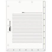 Tabbies® Medical Chart Index Divider Sheets, Untabbed, 11 x 8.5, White, 400/Box Item: TAB54520