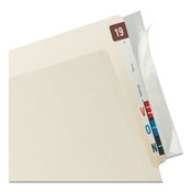 Tabbies® Self-Adhesive Label/File Folder Protector, End Tab, 2 x 8, Clear, 100/Box Item: TAB68386