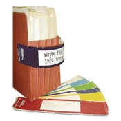 Tabbies® File Pocket Handles, 9.63 x 2, Dark Blue/White, 4/Sheet, 12 Sheets/Pack Item: TAB68807