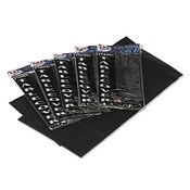 Tablemate® Table Set Rectangular Table Covers, Heavyweight Plastic, 54" x 108", Black, 6/Pack Item: TBL549BK