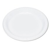Tablemate® Plastic Dinnerware, Plates, 9" dia, White, 500/Carton Item: TBL9644WH