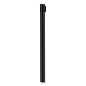 Tatco Adjusta-Tape Crowd Control Posts Only, Steel, 40" High, Black, 2/Box Item: TCO11611