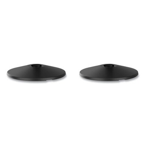 Tatco Adjusta-Tape Crowd Control Base Only, Steel, 14" Deep, Black, 2/Box Item: TCO11711