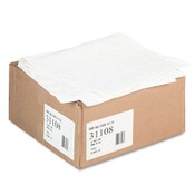 Tatco Paper Table Cover, Embossed Paper with Plastic Liner, 54" x 108", White, 20/Carton Item: TCO31108