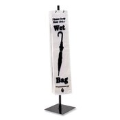 Tatco Wet Umbrella Bag Stand, Powder Coated Steel, 10w x 10d x 40h, Black Item: TCO57019