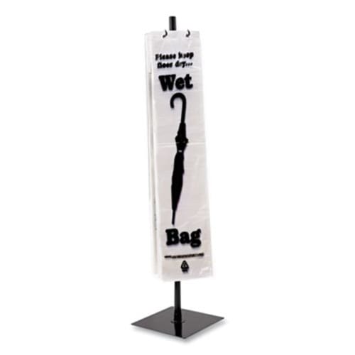 Tatco Wet Umbrella Bag Stand, Powder Coated Steel, 10w x 10d x 40h, Black Item: TCO57019