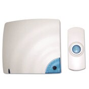 Tatco Wireless Doorbell, Battery Operated, 1.38 x 0.75 x 3.5, Bone Item: TCO57910