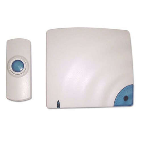 Tatco Wireless Doorbell, Battery Operated, 1.38 x 0.75 x 3.5, Bone Item: TCO57910