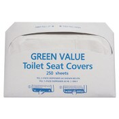GEN Half-Fold Toilet Seat Covers, 14.75 x 16.5, White, 5,000/Carton Item: TEHGVTSC5000