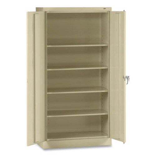 Tennsco 72" High Standard Cabinet (Assembled), 30w x 15d x 72h, Putty Item: TNN7215CPY