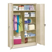 Tennsco Jumbo Combination Steel Storage Cabinet, 48w x 24d x 78h, Putty Item: TNNJ2478SUCPY