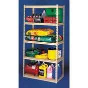 Tennsco Stur-D-Stor Shelving, Five-Shelf, 36.5w x 18.5d x 72h, Sand Item: TNNLSS361872