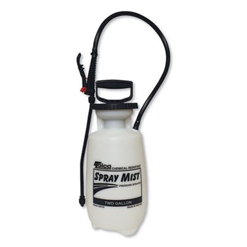 TOLCO® Chemical Resistant Tank Sprayer, 2 gal, 0.63" x 28" Hose, White Item: TOC150012