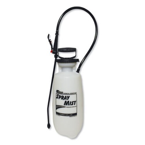 TOLCO® Chemical Resistant Tank Sprayer, 3 gal, 0.63" x 30" Hose, White Item: TOC150013