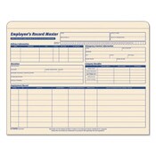 TOPS™ Employee Record Master File Jacket, Straight Tab, Letter Size, Manila, 20/Pack Item: TOP3280