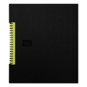 Oxford™ Idea Collective Professional Wirebound Hardcover Notebook, 1 Subject, Medium/College Rule, Black Cover, 11 x 8.5, 80 Sheets Item: TOP56895