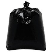 Trinity Plastics Low-Density Can Liners, 16 gal, 0.7 mil, 24" x 32", Black, Flat Pack, 500/Carton Item: TRNML2432