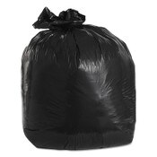 Trinity Plastics Low-Density Can Liners, 20 gal, 1.25 mil, 30" x 36", Black, Flat Pack, 100/Carton Item: TRNML3036H