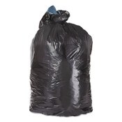 Trinity Plastics Low-Density Can Liners, 56 gal, 1.25 mil, 43" x 47", Black, Flat Pack, 100/Carton Item: TRNML4347H