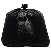 Trinity Plastics Low-Density Can Liners, 56 gal, 1.6 mil, 43" x 47", Black, Flat Pack, 100/Carton Item: TRNML4347X