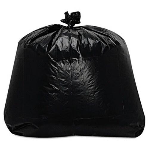 Trinity Plastics Low-Density Can Liners, 56 gal, 1.6 mil, 43" x 47", Black, Flat Pack, 100/Carton Item: TRNML4347X