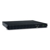 Tripp Lite by Eaton Single-Phase ATS/Switched PDU with LX Platform Interface, 8 Outlets, 12 ft Cord, Black Item: TRPPDUMH15ATNET