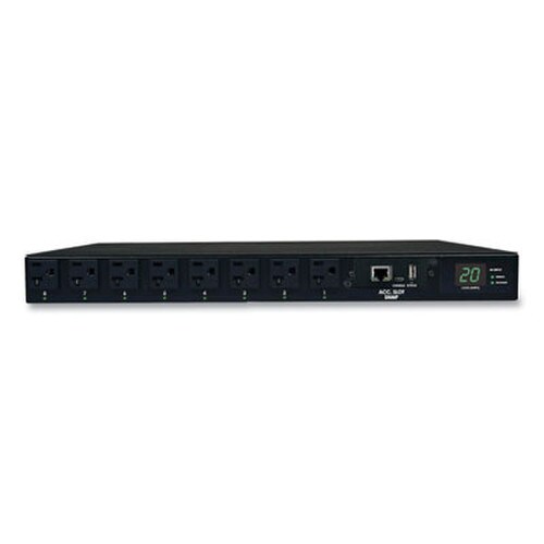 Tripp Lite by Eaton Single-Phase ATS/Switched PDU with LX Platform Interface, 16 Outlets, 12 ft Cord, Black Item: TRPPDUMH20ATNET